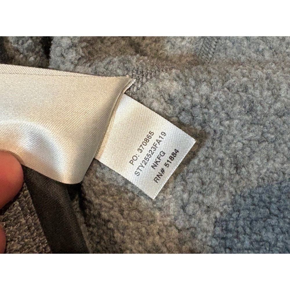 Patagonia Better Sweater 1/4 Zip Fleece Mens Large Grey Pullover 25523 FA19 - Picture 6 of 8